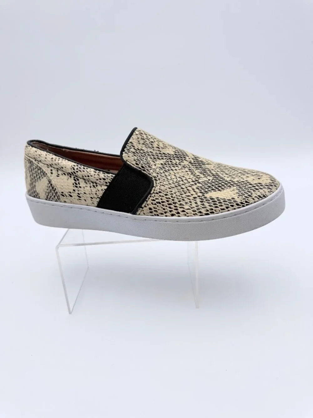 Vionic Women’s Slip-On Sneakers  Snake Print Comfort Shoes Stylish Supportive 6